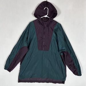 Vintage M Sport Windbreaker Jacket Mens Medium Full Zip Retro 80s 90s Track Run